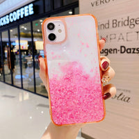 Glitter gradient starry sky Epoxy soft shell