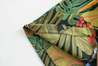 Hot summer print new waist fashion jumpsuit