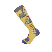 Winter over the knee men's casual sports cartoon socks