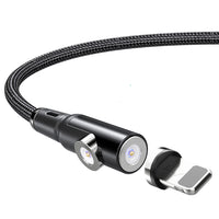 Straight-bent two-in-one magnetic data cable