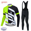 Cycling jersey plus velvet warm long sleeves
