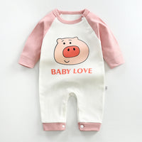 Baby Romper Long Sleeve Cartoon Printing Spring Autumn