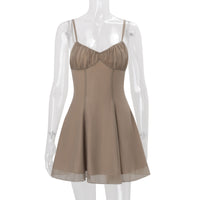 Fashionable And Elegant Waist-Cinching Strap Dress For Women