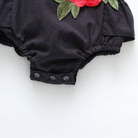 Summer children's flower jumpsuit