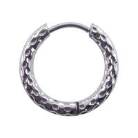 Stainless Steel Earrings High-grade Round Ear Clip