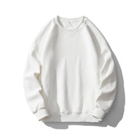 Corduroy Sweater Men's Casual Round Neck Pullover