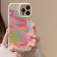 Silicone Phone Case With Color Painting To Prevent Falling
