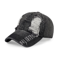 All-match Ripped Denim Baseball Cap Summer Sun Protection