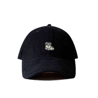 Brushed Pure Cotton Embroidery Schnauzer Puppy Baseball Cap