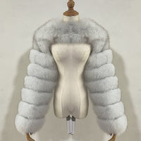 Women's Fur Shawl Coat