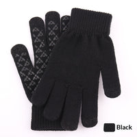 Knitted Winter Warm Touchscreen Gloves Made Of Wool