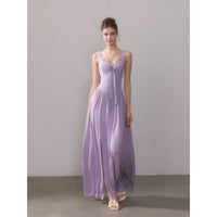 New Lace Knit Slip Dress With Slit