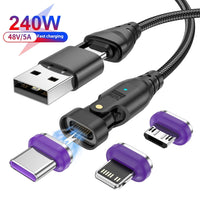 New Six-in-one 240W Magnetic Data Cable