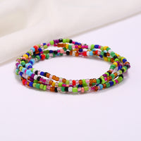 Women's Colorful Beaded Elastic Waist Chain