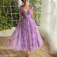 Elegant Lace Beach Dress For Banquets