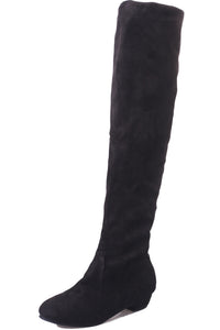 Autumn And Winter New High Leg Boot Long Over-the-knee Boots Flat Boots Children