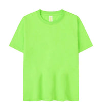 Children's Solid Color Round Neck Short Sleeves T-shirt