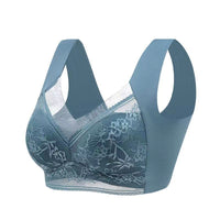 Ice Silk Lace Thin Seamless Back Shaping Bra