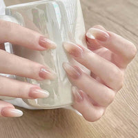 Wear Armor Simple And Short Gradient Nail Tips
