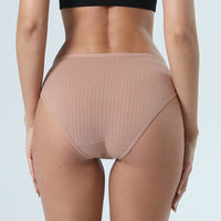 Cotton Mid Waist Women's Underwear Plus Size Cotton Women's Briefs