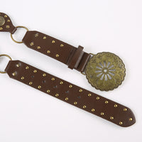 Metal Disc SUNFLOWER Hollow Corns Belt