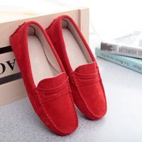 Women's Fashion Leather Flat Shoes