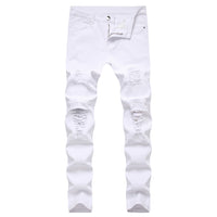 European And American Slim Straight Zipper Pleated Men