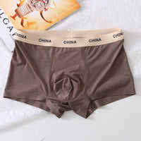 Men's Ice Silk Underwear Cool Thin Summer Boxer