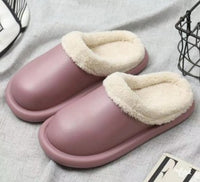 Waterproof slippers women winter home