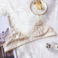 Summer Thin French Sexy Triangle Cup Underwear Lace