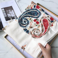 Nepal style cashmere cotton embroidery