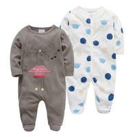Q2-Piece Baby One-Piece Cotton Romper For Infants