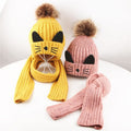 Knitted hat suit