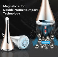 Facial massager small dumbbell gyro beauty device