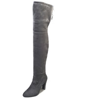 European And American Pointed Thick Heel Over The Knee Boots Stretch Boots Women