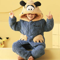 Children's Pajamas With Cotton Flannel In Winter