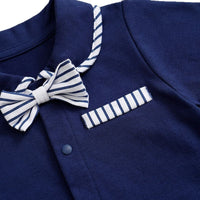 Summer Short-sleeved Children's Gentleman Two-piece Suit Male Baby Clothes