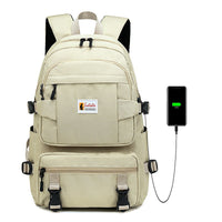Couple waterproof backpack outdoor school bag