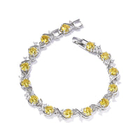 Women's Round-shaped Zircon-inlaid Bracelet
