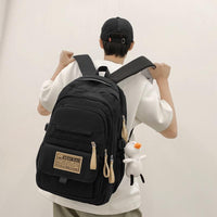 Backpack Girls' Style Schoolbag High School Female College Student  Capacity Bag