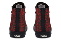 Printed Couple High Top Canvas Shoes