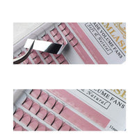 Long-stemmed and hairy eyelashes