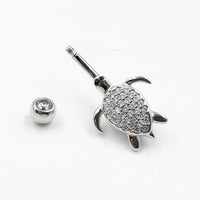 Turtle Diamond Navel Nail