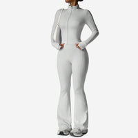 Zipper Nude-Feel Yoga Suit Women's