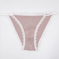Lace Temptation Sexy Low Waist Thin Strap Girly Panties