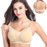 Adjustable Push-Up Seamless Bra Womens Lingerie