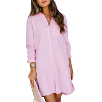 Long Striped Casual Elegant Long Sleeve Blouse