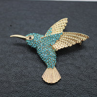 Retro Cute Hummingbird Brooch For Women