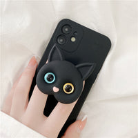 Three-dimensional Cat Bracket Cute Cartoon Couple Protective Cover