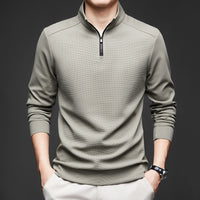 New Men's Sweater Lapel Long Sleeve